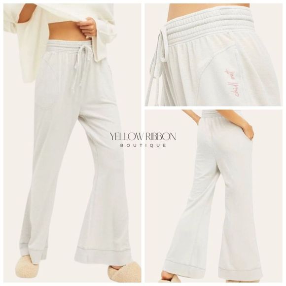 🆕 FREE PEOPLE Cozy Cool Girl Lounge Pants - Picture 3 of 4